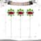 Glitzhome® 24"H Halloween Metal Chomper Yard Stake Set